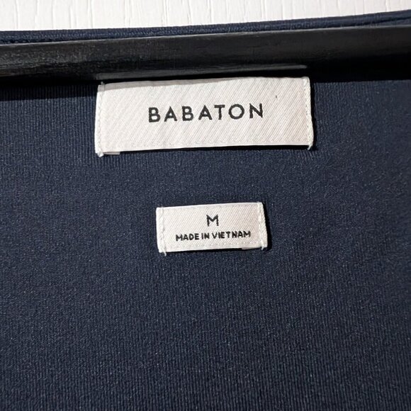 Aritzia Babaton | Contour Squareneck Longsleeve in Total Eclipse Navy - Picture 4 of 7